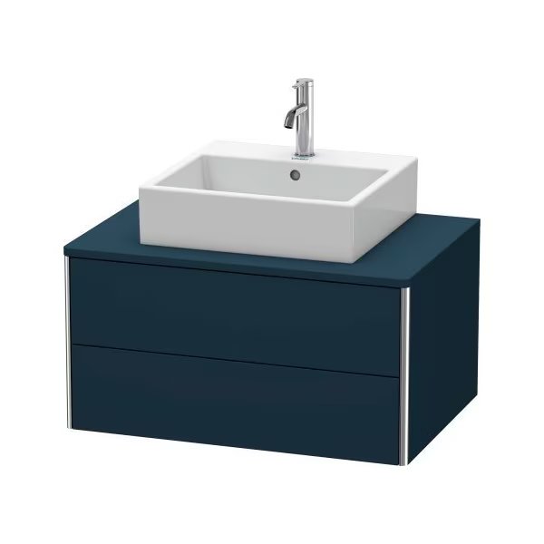 Xsquare Vanity Unit For Console Night Blue Satin Matt, Duravit, Mfr#: XS491009898